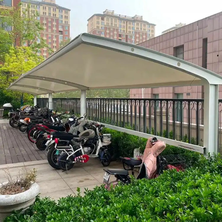 华阴市膜结构电动车棚